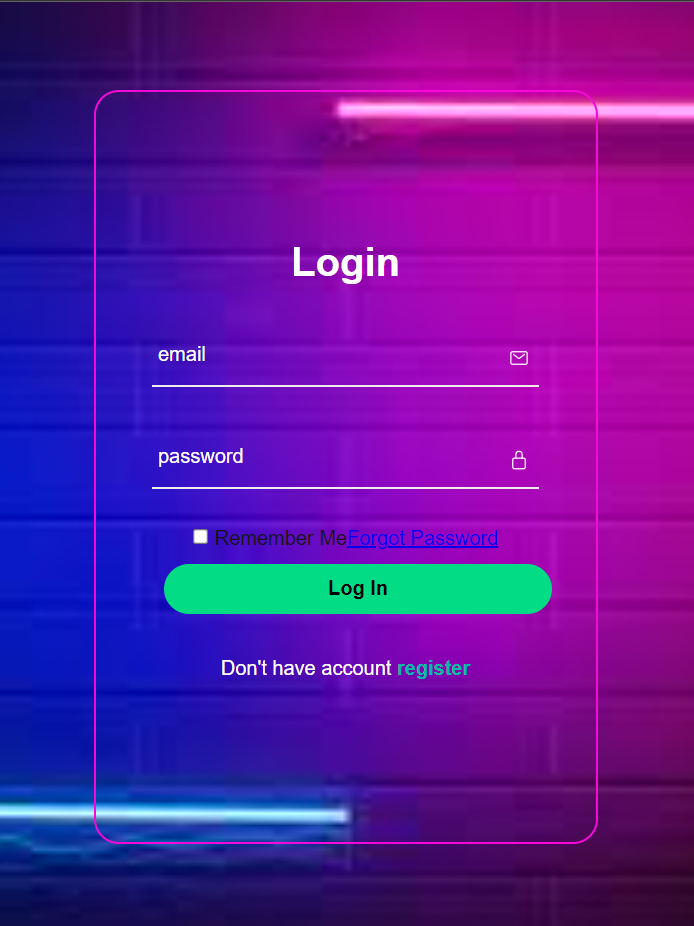 Login Page